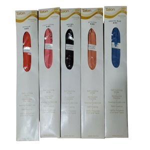 Lot of 5 Vintage 20" Polyester Zippers Talon Various Colors Made in the USA